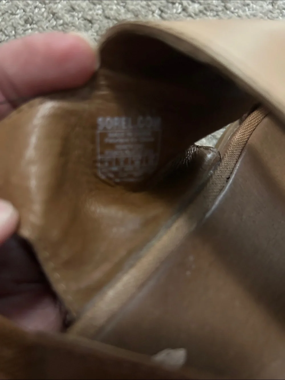 Sorel Two-Tone Brown & Tan Leather Slingback Sandals